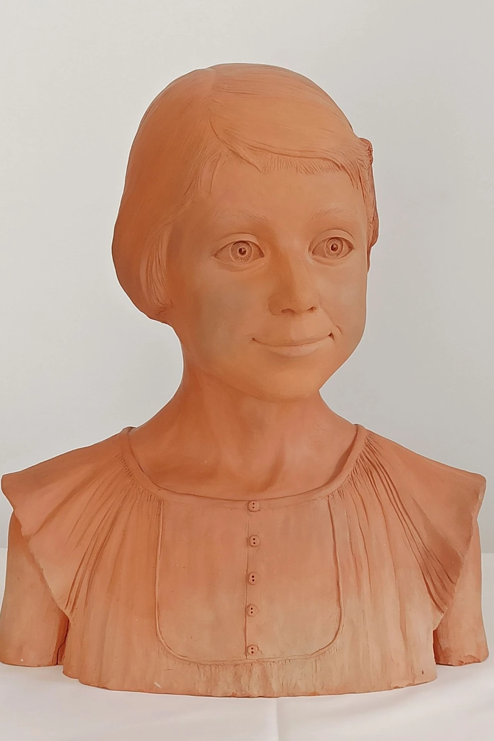 geraldinegriffondubellay portrait petite fille sculpture terracotta